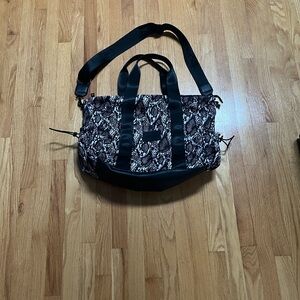 bebe Black and White Patterned Bag